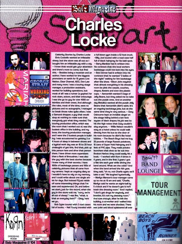 ABOVE: Charles Locke Govatsos writes for the 2nd issue of Balz Magazine. (Page 1)