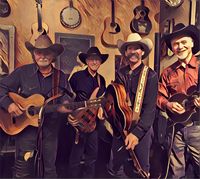 The Cowboy Way trio at the Range Cafe