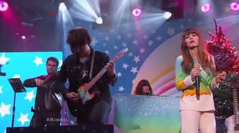 With Jenny Lewis and Ryan Adams on ABC's The Jimmy Kimmel Show

