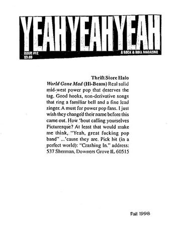 Yeah Yeah Yeah Mag. Fall, 1998
