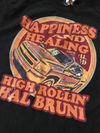Hal Bruni (Happiness & Healing) WARPAINT GYPSY THREADS CUSTOM  BLACK Tee Shirt
