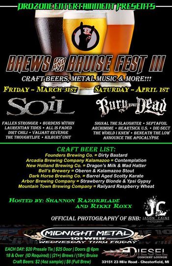 BREWS & BRUISE III 2017"
