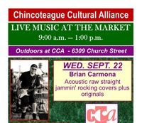 Brian Carmona Music at Chincoteague Island Farmer & Artisans Market
