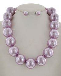 Perfection 30mm Necklace & Earring set 