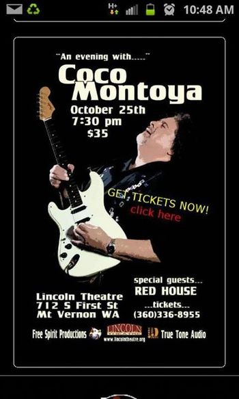 Opening for Coco Montoya @ Lincoln Theater
