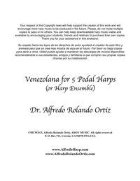 PDF download of "VENEZOLANA for 5 Pedal Harps"