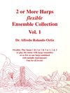 PDF download of "2 or More Harps Flexible Ensemble Collection Vol. 1" (for all harps) • Easy/Intermediate • Play harps 1 & 2 or 1 & 3 or 1, 2 & 3 or give any part to other instruments!