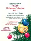 INTERNATIONAL FLEXIBLE CHRISTMAS COLLECTION VOL. 1" - BOOK • Easy/Intermediate • PLAY IT ALONE or with the OPTIONAL SECOND HARP, or give any part to other instruments!