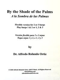 PDF Download • NEW! BY THE SHADE OF THE PALMS (for 2 or 3 harps)