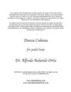 DANZA CUBANA (PDF DOWNLOAD ONLY) • (Pedal harp or Piano) (Only available at PDF DOWNLOADS page)