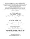 PDF download of "CUMBIA VERDE" • FOR 2, 3 OR 4 HARPS OR HARP ENSEMBLE • Easy/Intermediate