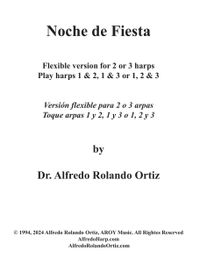 PDF Download • NEW! NOCHE DE FIESTA for 2 or 3 HARPS • EASY • ALL HARPS