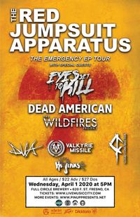 Days Under Authority w/ The Red Jumpsuit Apparatus, Eyes Set to Kill, + more!