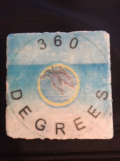 360 Degrees Marble Coaster (Free Shipping in U.S.)