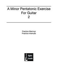 A Minor Pentatonic Exercises For Guitar 2