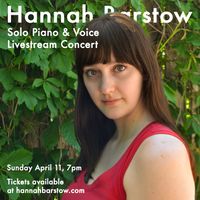 Hannah Barstow Solo Piano & Voice Livestream Concert