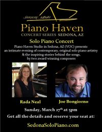Piano Haven presents Rada Neal and Joe Bongiorno