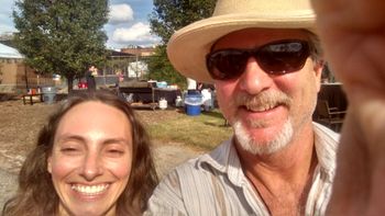 Abigail dowd and David at International folk festival, Greensboro NC 2016
