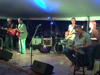 with Jon Mc Donald at Cape Fear Blues Festival,  2016
