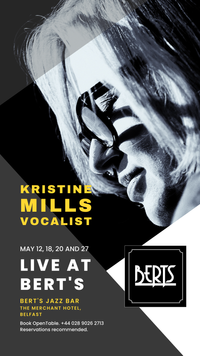 kristine mills LIVE at Bert's Jazz Bar