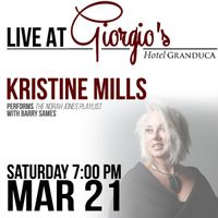 Kristine Mills "The Norah Jones Playlist" with pianist Barry Sames LIVE at Giorgio's Hotel Granduca