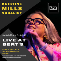 kristine mills at Bert's Jazz Bar, Belfast