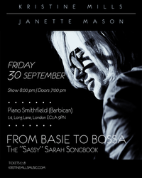 Kristine Mills sings From Basie To Bossa, The Sarah Vaughan Songbook 