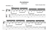 Acceptance (sheet music/tab)