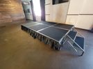 8ft x 12ft Portable Heavy-Duty Stage with Casters 