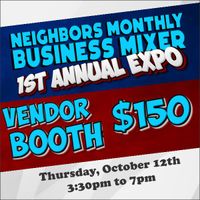 EXPO VENDOR SPOT | 3:30pm to 7pm | THURSDAY, OCT 12TH @ THE RUFF & READY WAREHOUSE IN TEMECULA