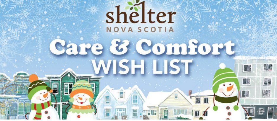 Please Help Shelter Nova Scotia with their Wish List.