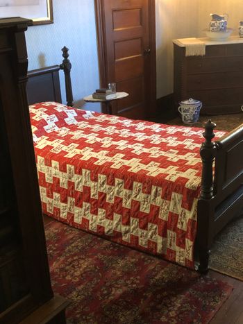 Signature Blanket - Beleived to be a gift from Teachers in Albany -  Names are their Signatures
