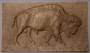Albert Louis Van den Berghen - "Buffalo Relief" - 1893
