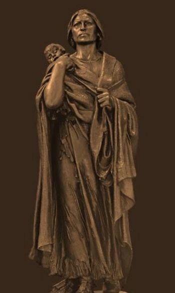 Leonard Crunelle - " Sacajawea" -1910 - Member of Lewis & Clark Expedition 1804 - 1806
