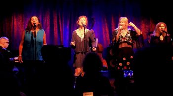 Carolee Goodgold, Janie Barnett, Diane Garisto, Emily Bindiger singing Laura’s “Stoned Soul Picnic”
