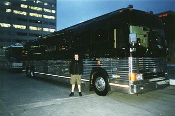 Tour busses and sunrises in Winnipeg
