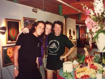 My trip to Cleveland for the opening of the Rock and Roll Hall of Fame and Museum with Peter Quaife (The Kinks) September 1995
