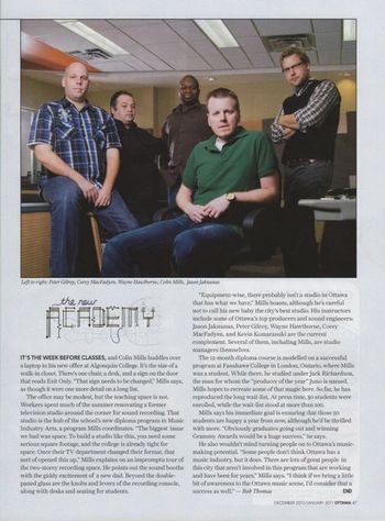 Ottawa Life magazine article on MIA!
