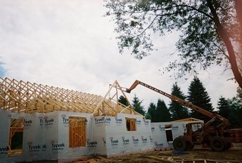 setting front gable
