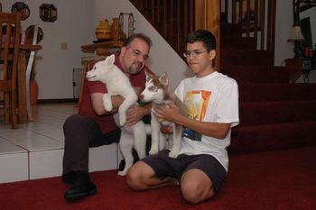 Rusty, Maya and us
