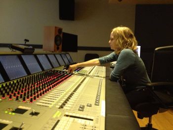in the studio, Berklee Spain 2013

