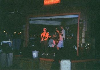 on the road with the boys in Florida circa 1999...walked by a bar..and ended up on stage...playing The Clash.
