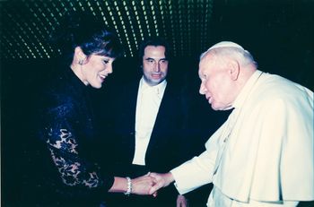 with Pope John Paul II and Ricardo Muti
