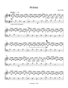 Sheet Music - Holiday (Solo Piano Version)