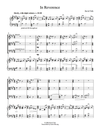 Sheet Music - In Reverence - Piano, Violin, Viola, and Cello