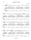 Sheet Music - Redeemer of Israel - Piano and String Quartet