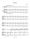 Sheet Music - Eternity - Piano and Violin