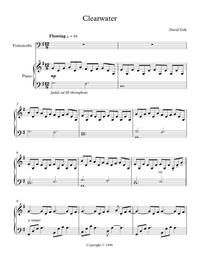 Sheet Music - Clearwater - Piano & Cello