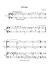 Sheet Music - Blessings - Piano and Cello