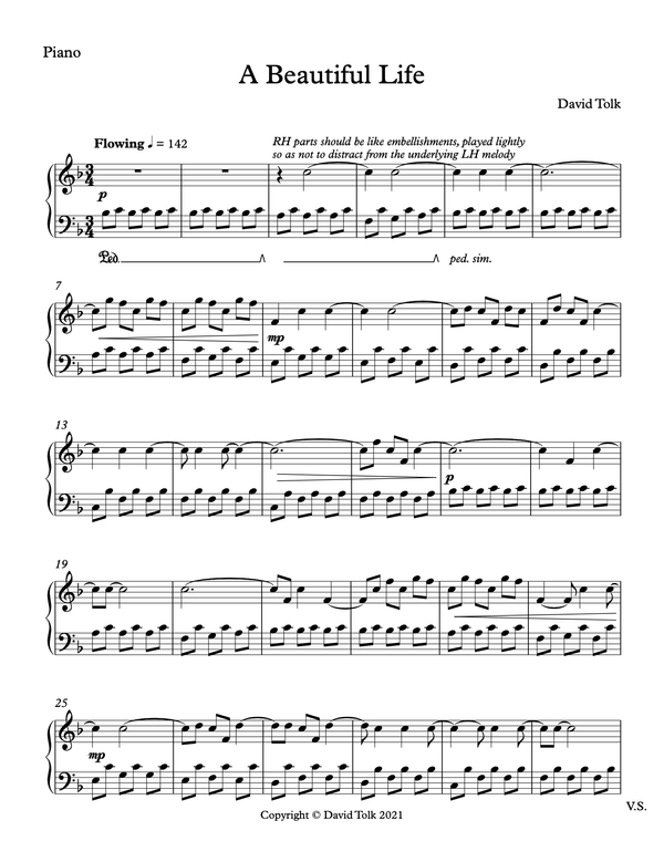 Main Theme  Duck Life Sheet music for Piano, Cello (Mixed Trio